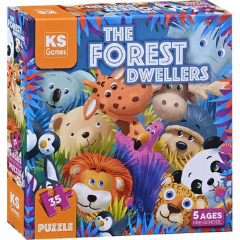 KS Games Пъзел KS Games от 35 части - Горските обитатели (PRS32713)