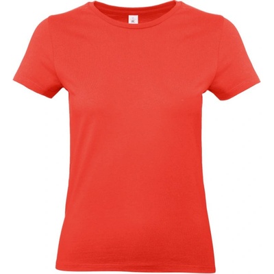 B&C Tričko B&C E190 dámské krátký rukáv COT 01004T23600 Oranžová sunset