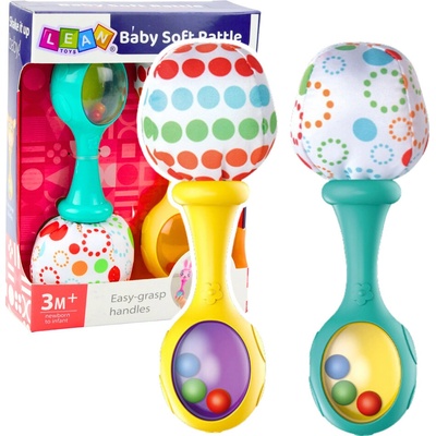 LEAN TOYS Sada hrkálok 2 kusy