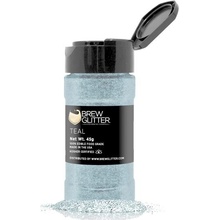 Brew Glitter Jedlé třpytky do nápojů tyrkysová Teal 45 g