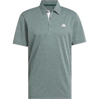 Adidas Мъжка блуза с яка Adidas Heather Polo Shirt Mens - Colleg Green