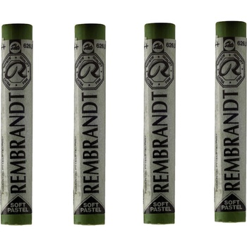 Rembrandt Soft Pastel sada suchých pastelov permanent green deep 7 4 ks