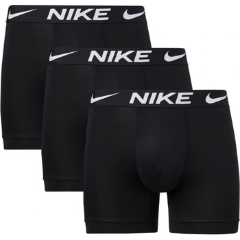 Nike Мъжки боксерки Nike 3 Pack Dri-FIT Boxer Shorts Mens - Black