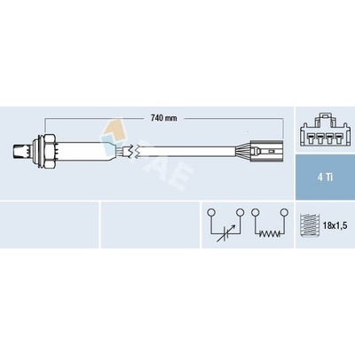 Lambda sonda FAE 77189