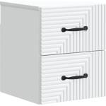 vidaXL Спален шкаф с монтаж на стена с чекмедже Бяло 34, 5 x 33 x 40 см (898635)