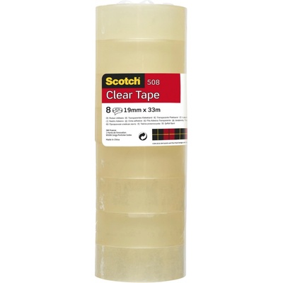 3M Scotch transparentní lepící páska 19 mm x 33 m – Zboží Dáma