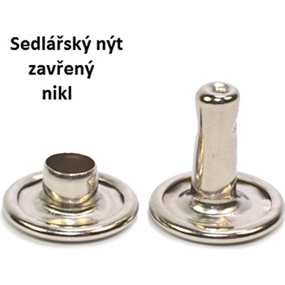 Nýt sedlářský, vel.7 mm, nikl – Zbozi.Blesk.cz