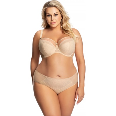 Gorsenia Сутиен с полуподплатени чашки в бежов цвят k680 christina eh-62230-beŻowy - Бежов, размер 65j