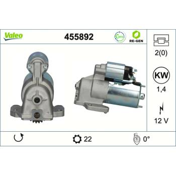 Štartér VALEO 455892