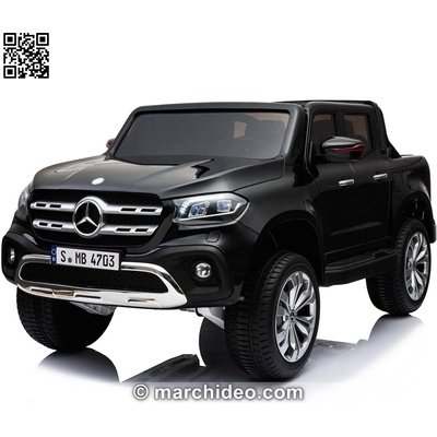 Mercedes Двуместен акумулаторен джип Mercedes X-Class, MP4, с меки гу (J-MERCX)