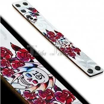 Image 1 of Talitha Цветна кожена гривна с оригинален дизайн