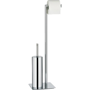 Kela К-т стойка за тоалетна хартия и четка за тоалетна Style - полирана - свободно стояща (-22490)