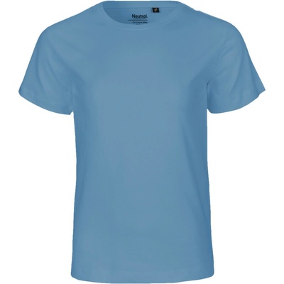 Neutral dětské tričko Fairtrade dusty indigo