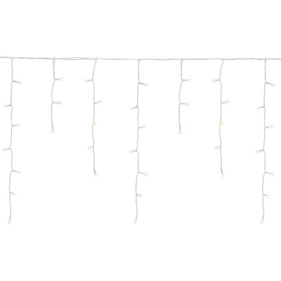 MagicHome Reťaz Icicle 480 LED teplá biela cencúľová jednoduché svietenie 230 V