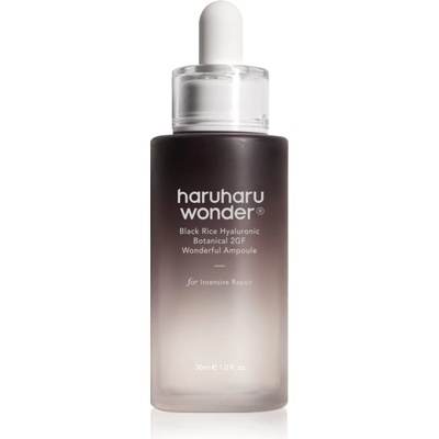 haruharu wonder Black Rice Hyaluronic Botanical 2GF Wonderful Ampoule хидратиращ серум против бръчки с успокояващ ефект 30ml