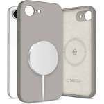 Tech-Protect silicone magsafe ПРОТЕКТОРЕН КАЛЪФ iphone 16e / 17e КАМЕННО СИВ