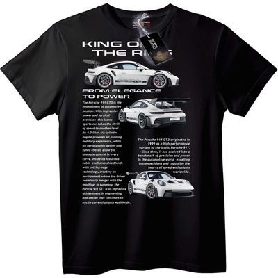 Тениска Porsche 911 GT3 Крал на кръга - 7XL, White