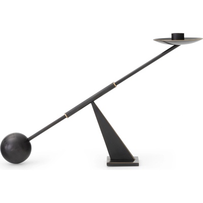 Audo Copenhagen Свещник за класическа свещ Interconnect 42, 5 см кафяв (71033-001067)