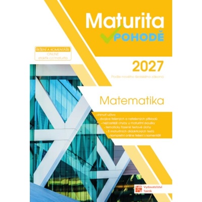 Maturita v pohodě 2027 Matematika