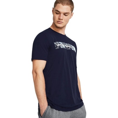 Under Armour Camo Chest Stripe tričko pre mužov M 1376830 410