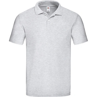 Fruit of the Loom pánska polokošeľa heather grey