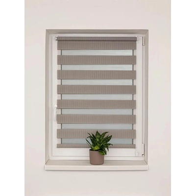 DeCori Roleta den a noc (ZEBRA) mini 42x150 šedá 1806