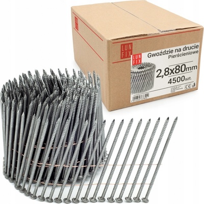 Klince pre klincovačku Lun Fix 2,8 x 80 mm 4500 ks