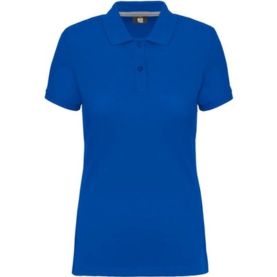 Kariban WK275 Dámske pracovné piqué polo z ťažkej bavlny modrá Light Royal