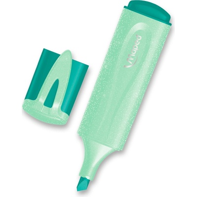 Maped Fluo Peps Glitter Pastel zelená