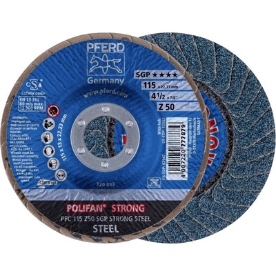 Pferd Vějířovitý brusný kotouč 115 x 22.23 mm 67788115 10 ks