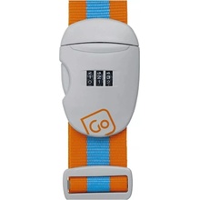 Go Travel Combi Luggage Strap blue/orange