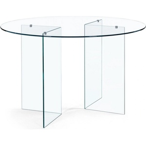 Bizzotto Стъклена кръгла трапезна маса ø 130 cm Iride - Bizzotto (5732116)