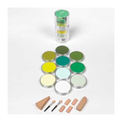 PanPastel sada 10 ks greens
