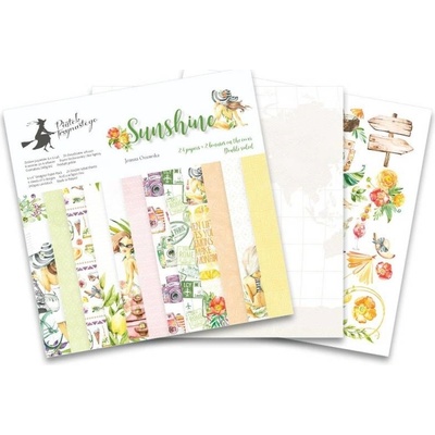 P13 Blok scrapbookových papírů Sunshine 15x15cm