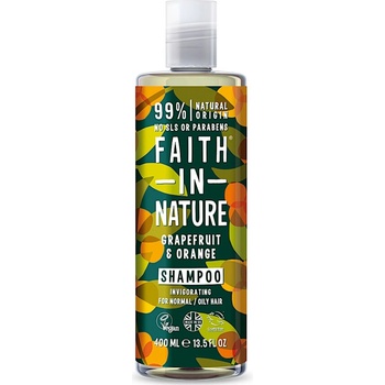 Faith in Nature přírodní šampon Bio Grapefruit a Pomeranč 400 ml