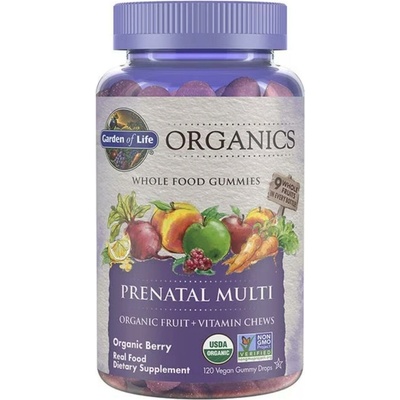 Garden of Life Organické multivitamíny pre tehotné gumíky 120 ks