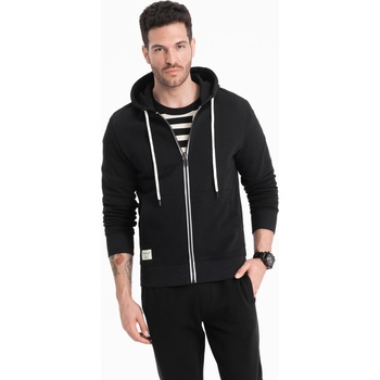 Ombre Clothing Черен мъжки основен суитчър с цип Ombre Clothing Ombre Clothing | Cheren | МЪЖЕ | S