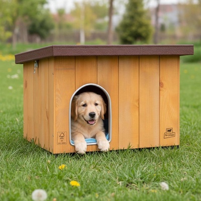 Ferplast Baita 50 dřevěná bouda pro psy 56 x 46,5 x 41,50 cm – Hledejceny.cz