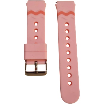 Nubki Каишка за детски смарт часовник NUBKI, Pixel Pink (Pixel-Pink)