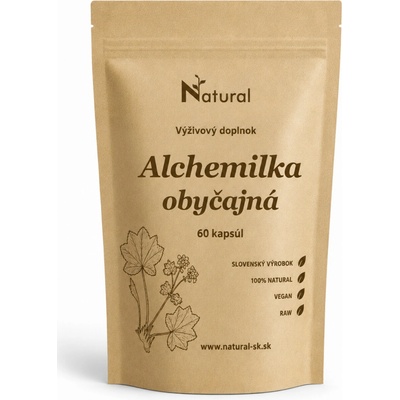 Natural Alchemilka obyčajná 550 mg 60 veg. kapsúl