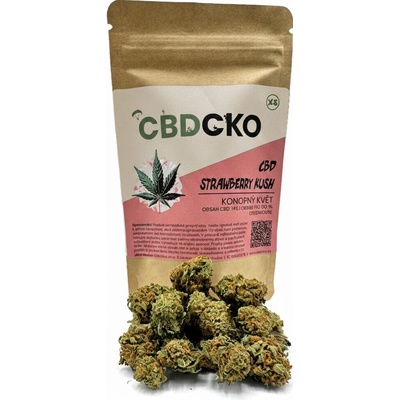 CBDČKO CBD Strawberry kush 12% CBD THC do 1% 10 g