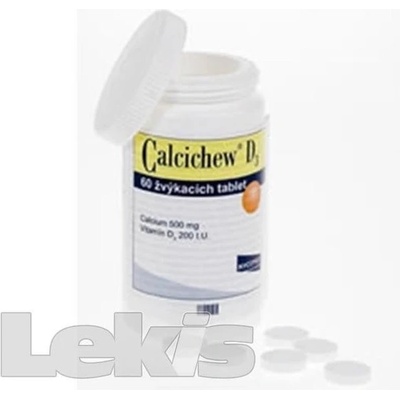 CALCICHEW D3 POR 500MG/200IU TBL MND 60