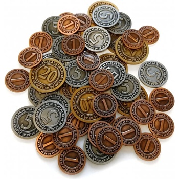 TLAMA games Sada univerzálních kovových mincí 50 ks