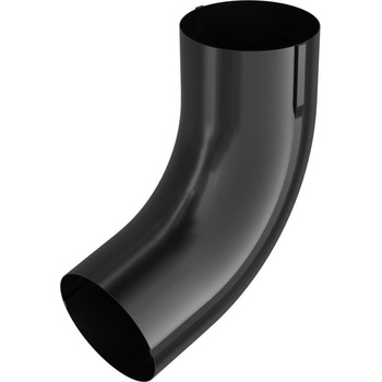 Bryza Koleno 72° Ø 90 mm pozink RAL 9005 čierné