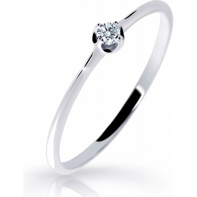 Cutie Diamonds prsteň z bieleho zlata s briliantom DZ6729 2 931 00 X 2