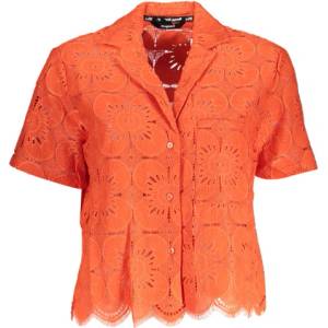 Desigual Дамска риза desigual, Цвят Оранжев (23swcw09_arancio_3074)