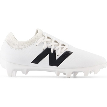 New Balance Юношески футболни бутонки New Balance Furon V7+ Dispatch Firm Ground Football Boots Juniors - White/Black