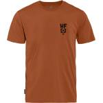 Horsefeathers Мъжка фланелка с къс ръкав за колоездене Horsefeathers Pedal Tech T-Shirt Cycling jersey - Rust - размер XL (056-3959-0214)