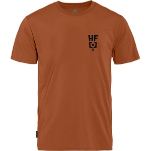 Horsefeathers Мъжка фланелка с къс ръкав за колоездене Horsefeathers Pedal Tech T-Shirt Cycling jersey - Rust - размер XL (056-3959-0214)