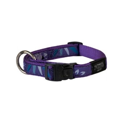Rogz Fancy Dress Collar XLarge - Нашийник за кучета, лапички 25мм/-43-70 см. лилава гора
